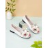 Vintage Chinese Style Tiger Head Slip-On Flats   Soft Sole & Non-Slip