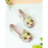 Vintage Chinese Style Tiger Head Slip-On Flats   Soft Sole & Non-Slip