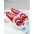 Handmade Lion Dance Closed-Toe Platform Mules