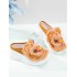 Handmade Lion Dance Closed-Toe Platform Mules