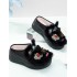 Handmade Lion Dance Closed-Toe Platform Mules