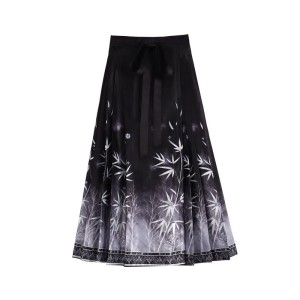 Traditional Hanfu-Inspired Modern Ma Mian Skirt 