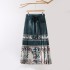Modern Heirloom: Revived Hanfu Ma Mian Skirt with Adjustable Silk Waistband