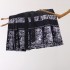 Vintage Chinese-Inspired Short Ma Mian Skirt with Adjustable Waist | Hanfu-Style A-Line Silhouette