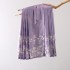 Long High-Waisted Ma Mian Skirt with Adjustable Waist Band