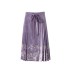 Long High-Waisted Ma Mian Skirt with Adjustable Waist Band