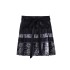 Vintage Chinese-Inspired Short Ma Mian Skirt with Adjustable Waist | Hanfu-Style A-Line Silhouette