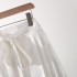 Artistic Chinese-Style Sash-Tie Mid-Length Ma Mian Skirt (Half-Dress)