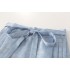 Modern Chinese-Inspired Short Ma Mian Skirt with Adjustable Tie Waist | Versatile A-Line Silhouette