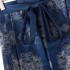 Vintage Chinese Ma Mian Skirt with Adjustable Sash (Mid-Length)