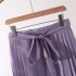 Long High-Waisted Ma Mian Skirt with Adjustable Waist Band