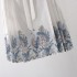 Artistic Chinese-Style Sash-Tie Mid-Length Ma Mian Skirt (Half-Dress)
