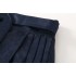Vintage Chinese-Inspired Long Ma Mian Skirt with Adjustable Sash (Retro Elegance)