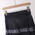 Vintage Chinese-Inspired Short Ma Mian Skirt with Adjustable Waist | Hanfu-Style A-Line Silhouette