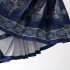 Vintage Chinese Ma Mian Skirt with Adjustable Sash (Mid-Length)